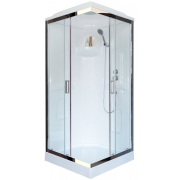 Душевая кабина Royal Bath RB80HP1-T-CH (прозрачное)